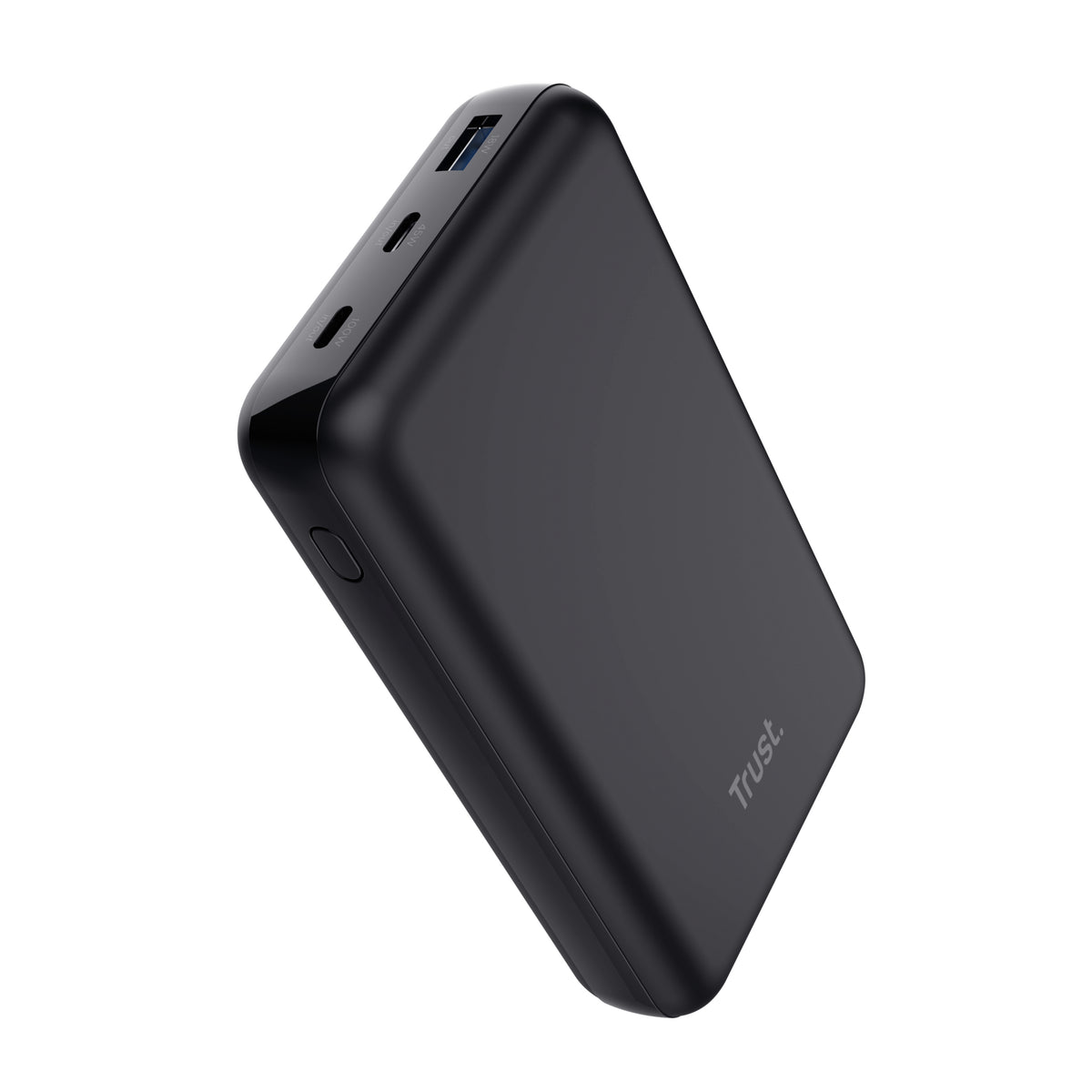 bateria Externa/Powerbank Trust Laro 20000mAh/ 100W/ preta/ Compatível com Portátiles