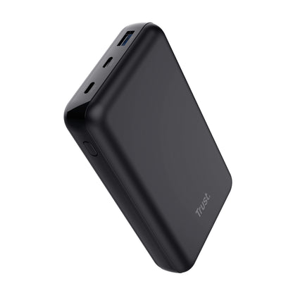 bateria Externa/Powerbank Trust Laro 20000mAh/ 100W/ preta/ Compatível com Portátiles