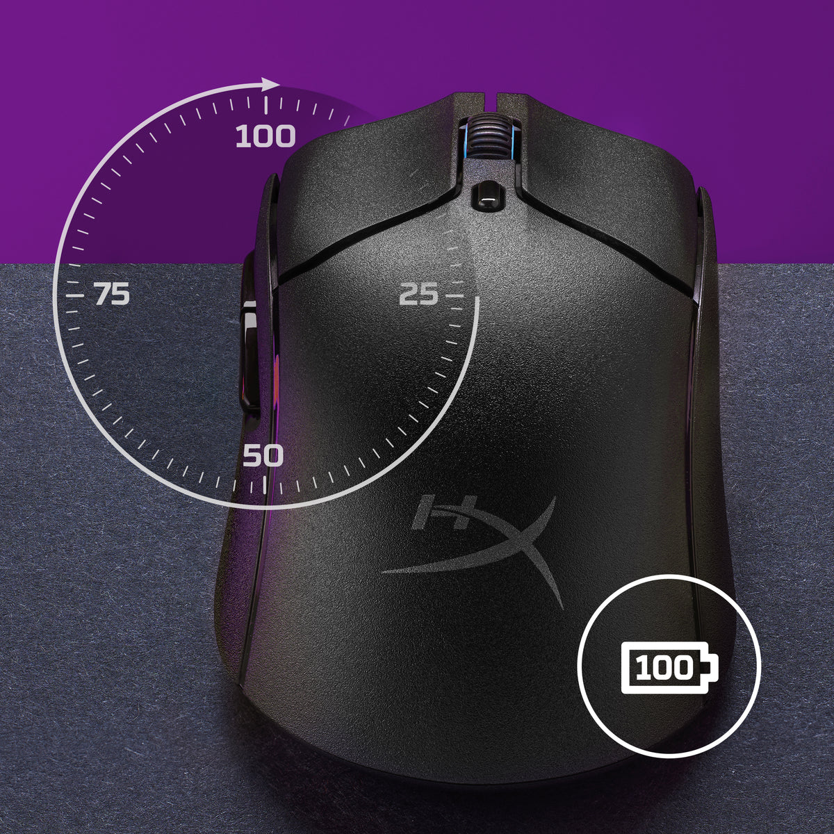 Rato HyperX Pulsefire Haste 2 / 6N0A9AA branco - imagem 13