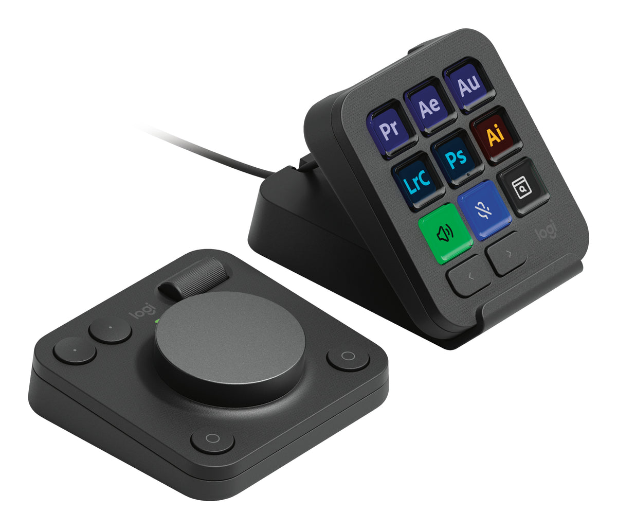 Comando de jogos Logitech MX Creative Console / 920-012931 Graphite - imagem 11