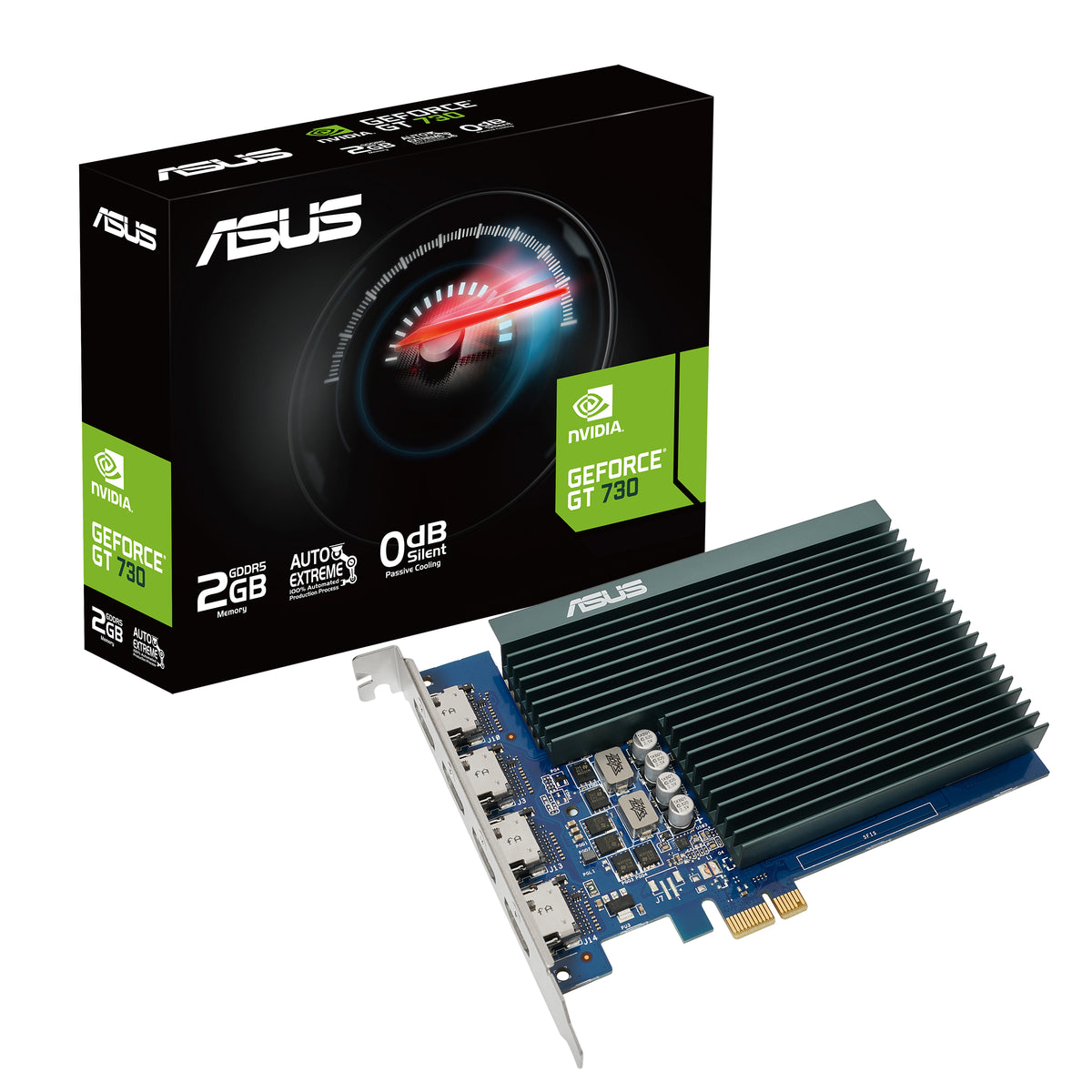Placa gráfica ASUS VGA NVIDIA GT 730 4H SL 2GD5 2GB 4 monitores - imagem 6