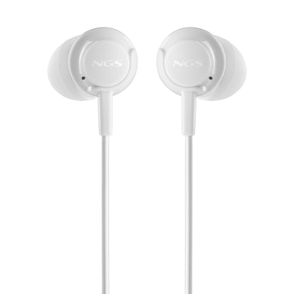 NGS Auricular Branco Estéreo USB-C com Cabo