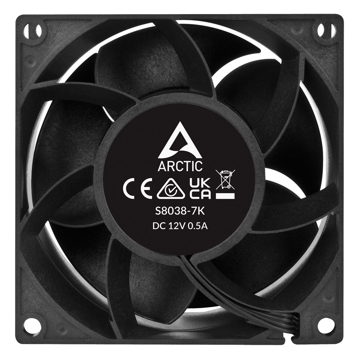 Pack de 4 fãs do Arctic S8038-7K/ 8cm
