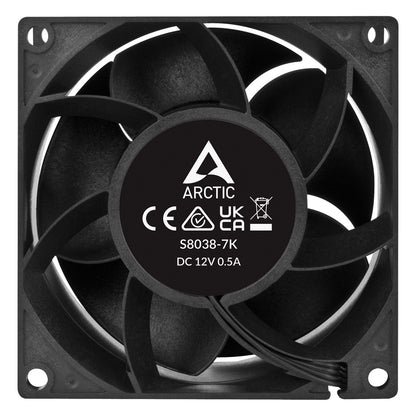 Pack de 4 fãs do Arctic S8038-7K/ 8cm