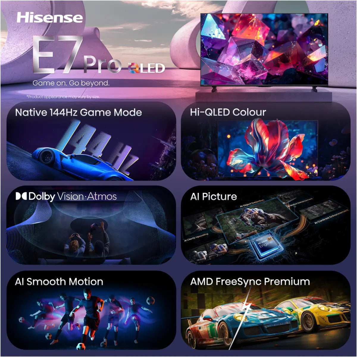 Televisão Hisense 55E7S - Hisense