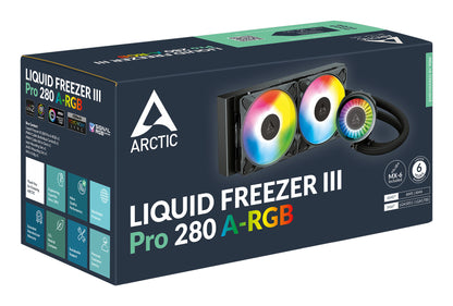 Sistema de Refrigeración Líquida Arctic Liquid Freezer III Pro 280 A-RGB/ preto