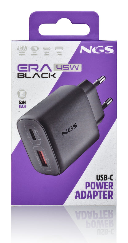 Carregador para Portátil NGS GAN ULTRARAPIDO 45W USB-C+ USB-A - imagem 7