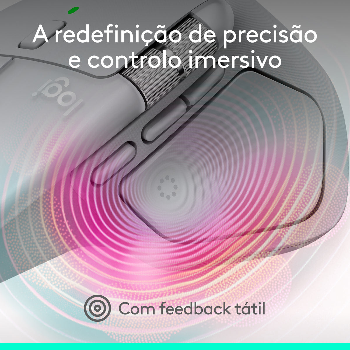 Rato Logitech MX Master 4 for Mac / 910-007576 prateado, branco - imagem 8