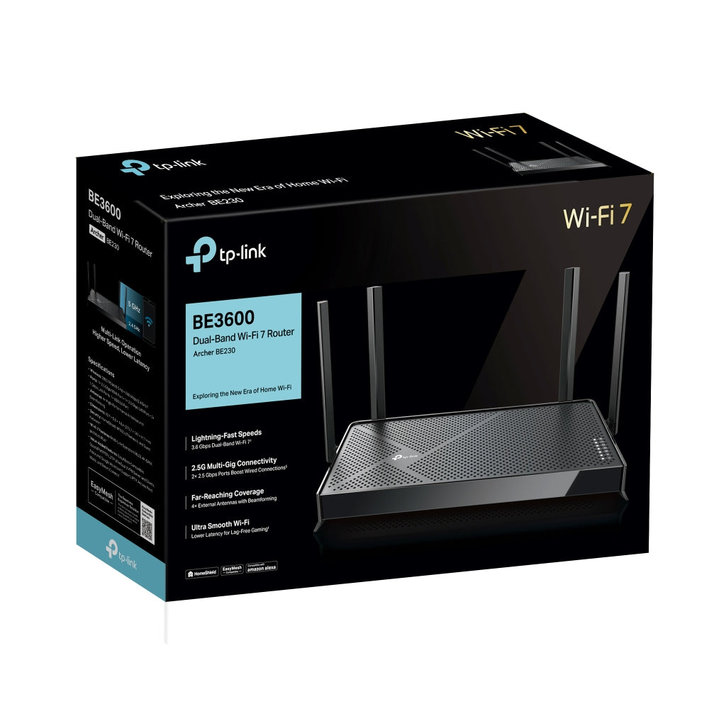 Router TP-Link BE230 / ARCHER BE230 preto - imagem 4