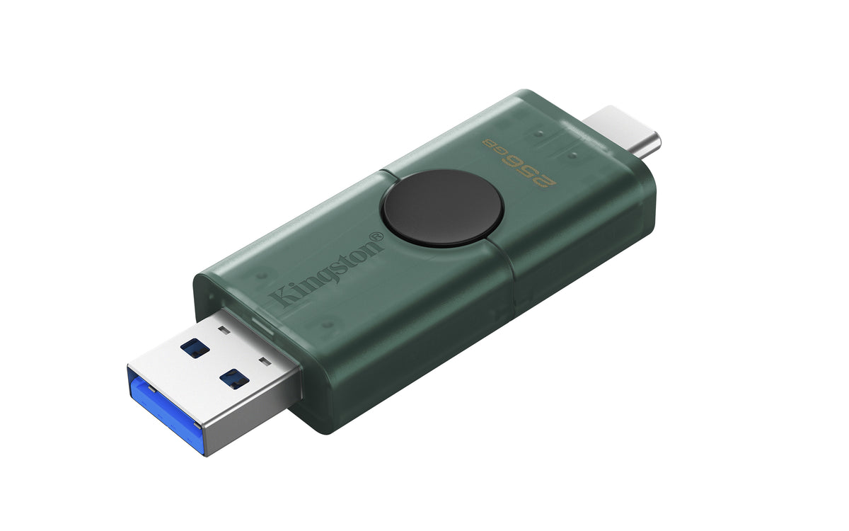 Pen USB Kingston DataTraveler 256GB USB 3.2 Gen1 DuoG2 - imagem 7