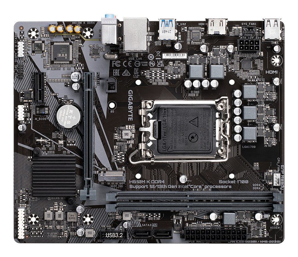 Gigabyte Placa Base H610M K DDR4 mATX 1700 - imagem 9