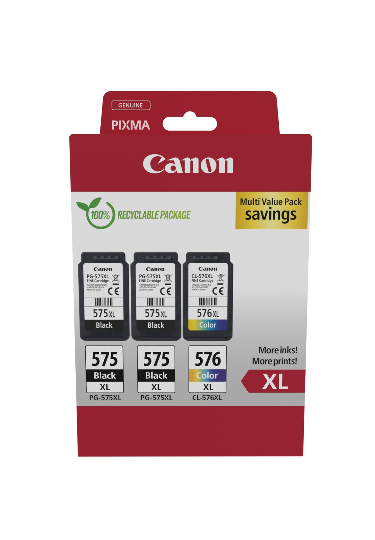 Canon Ink PG-575XL/CL-576XL / 5437C004 BK,C,M,e XL Multipack - imagem 12