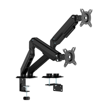 Suporte de mesa com contrapeso para 2 monitores Aisens DT32TSR-451/ giratório/ inclinável/ 9kg