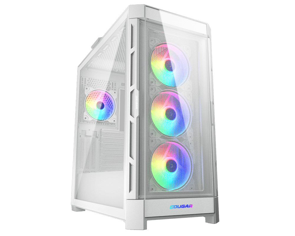 Caixa de Computador Cougar Caja Semitorre Duoface PRO Rgb branco