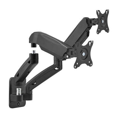 Suporte de parede para 2 monitores ou TV Aisens WT32TSR-225/ giratória/ inclinável/ ligada 9kg
