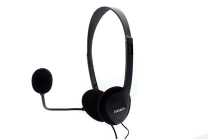 Auscultadores Nilox auscultadores NXCM0000004 Doble Jack Preto - imagem 7