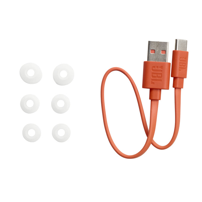 Auscultadores Bluetooth JBL Feixe de Onda com estojo de carga/Autonomia 8h/ branco