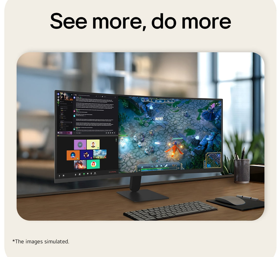 Monitor LG 34U601B-B 34" WQHD 120hz HDMI DP curv - imagem 5