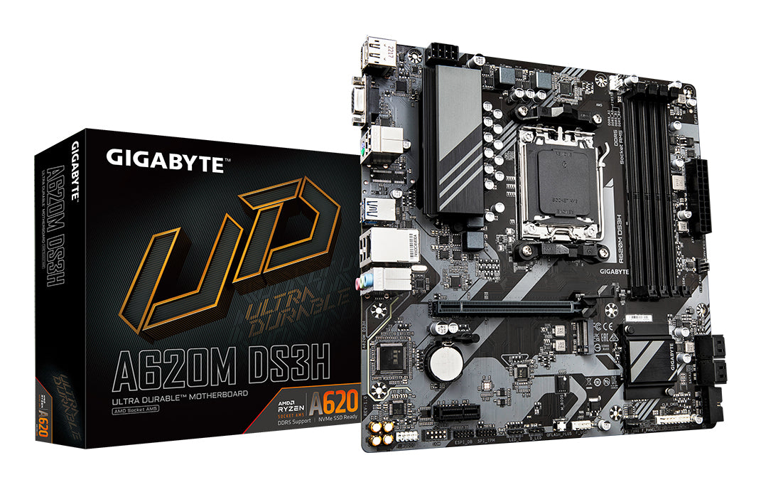 Placa-mãe Gigabyte A620M DS3H - 1.0