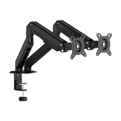Suporte de mesa com contrapeso para 2 monitores Aisens DT32TSR-451/ giratório/ inclinável/ 9kg