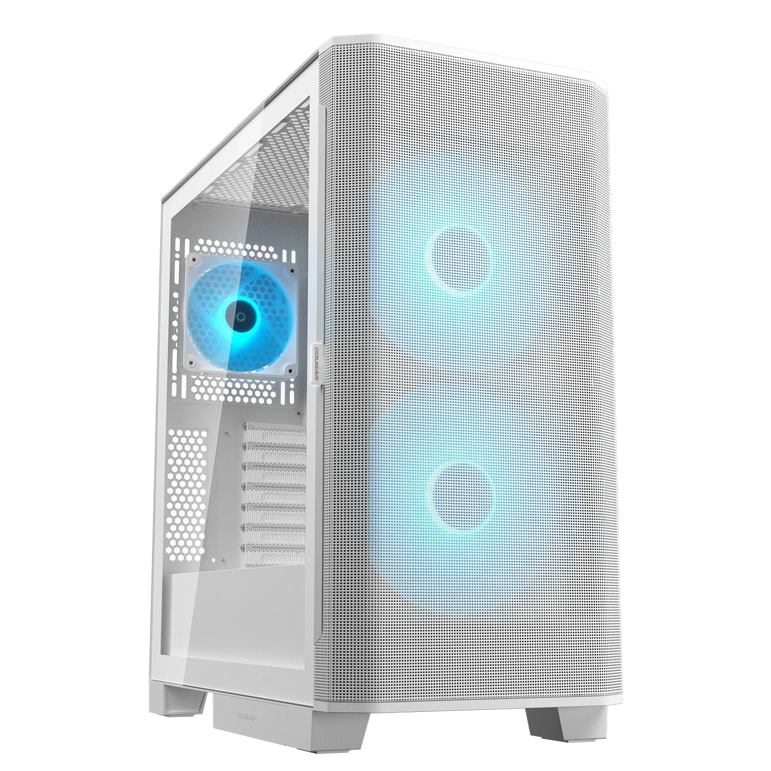 Caixa de Computador Cougar Caja Semitorre Airface Flo RGB branco