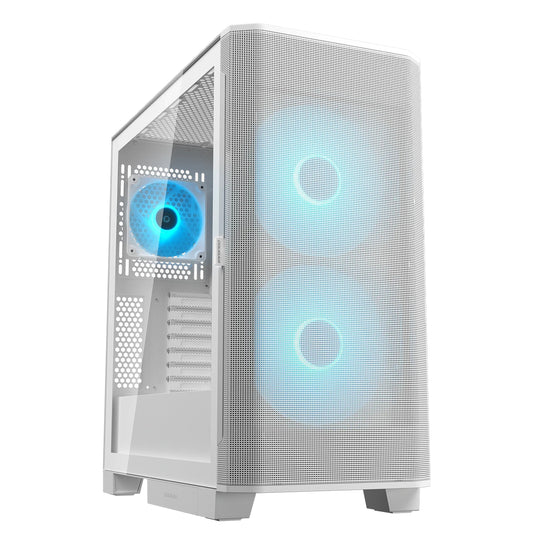Caixa de Computador Cougar Caja Semitorre Airface Flo RGB branco
