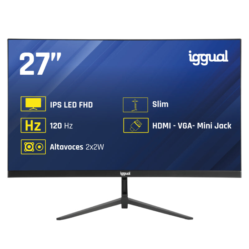 Monitor iggual 27" IPS 1ms FHD 120Hz VGA HDMI MM - imagem 21