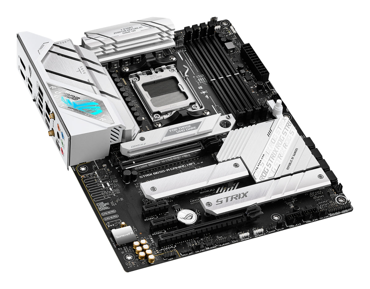 Placa-mãe ASUS ROG STRIX B650-A de jogos WIFI / 90MB1BP0-M0EAY0 preto, prateado - imagem 9