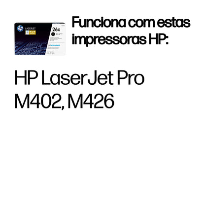 HP Toner 26X / CF226X preto XL - imagem 3