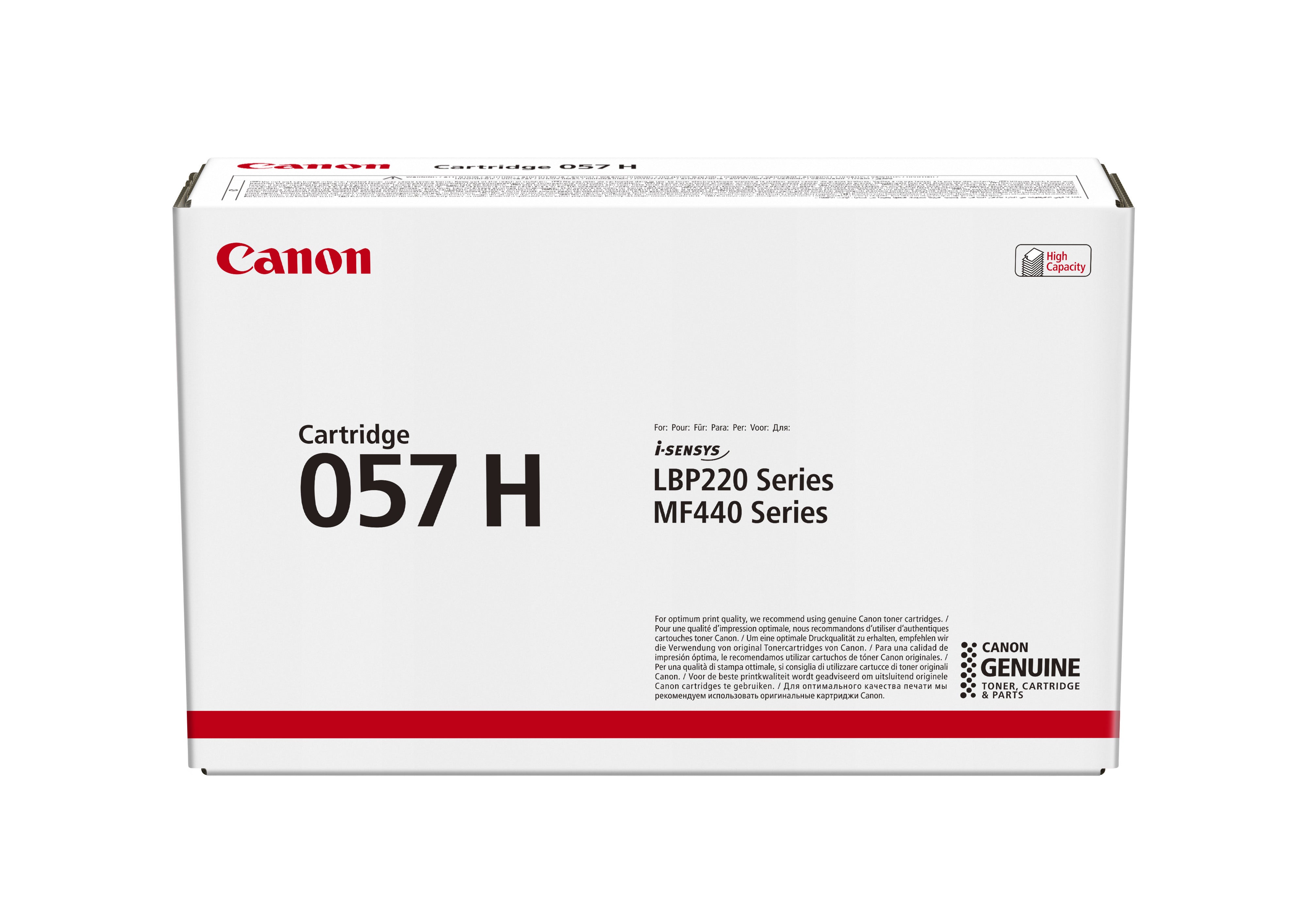 toner Original Canon i-SENSYS nº057H Alta capacidade/ preto