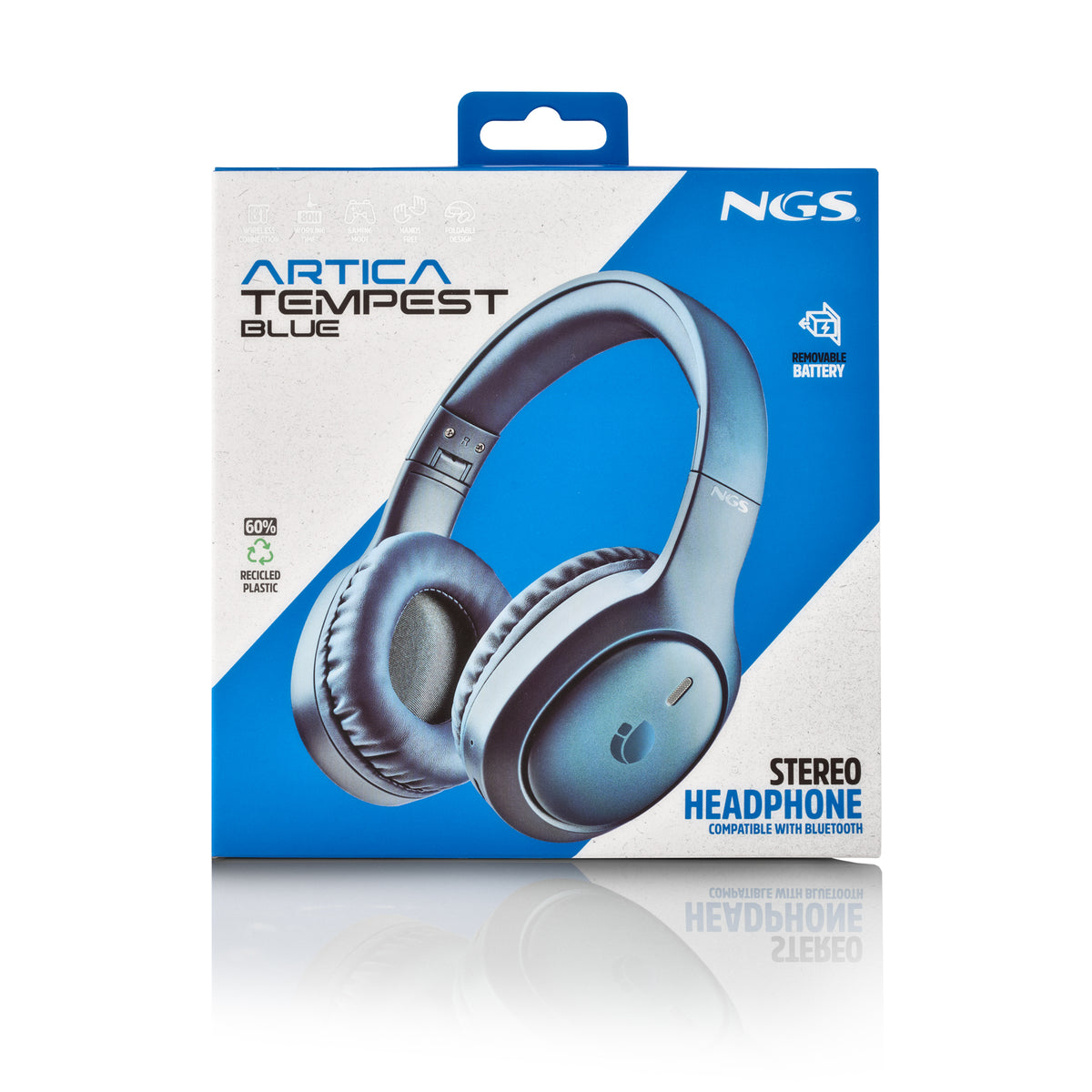 Auscultadores NGS Auricular Artica Tempest Bt Blue - imagem 8