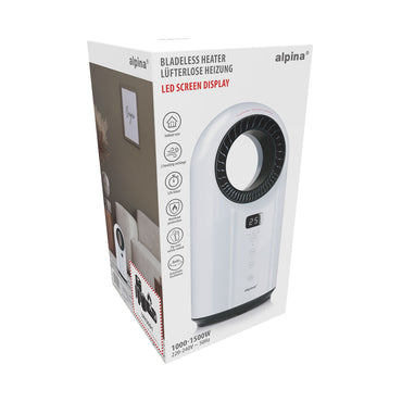 VENTILADOR SEM PÁS COM AQUECEDOR 1000 - 1500 W