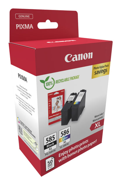 Canon Ink PG-585XL/CL-586XL / 6204C005 BK,C,M,e XL Multipack - imagem 7