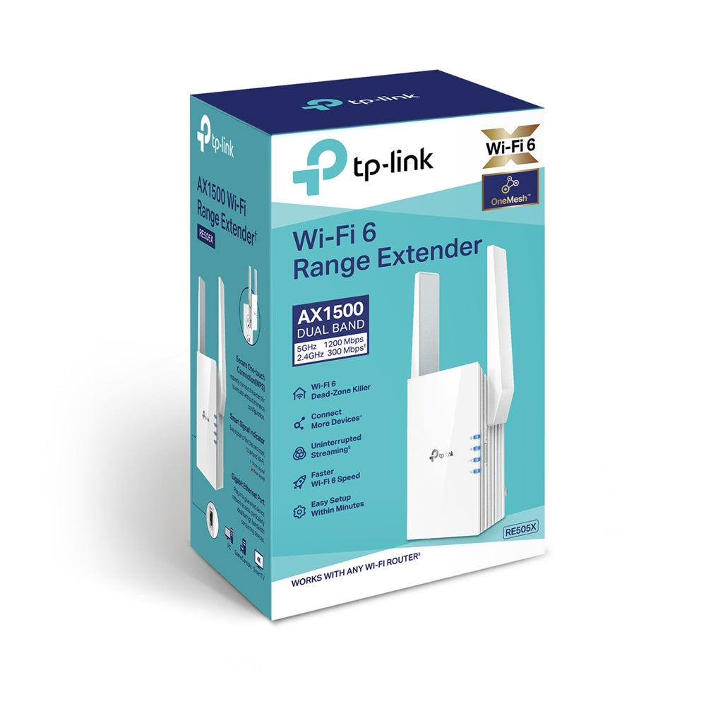 Ponto de Acesso TP-Link RE505X WiFi6 AX1500 1xGbE - imagem 7
