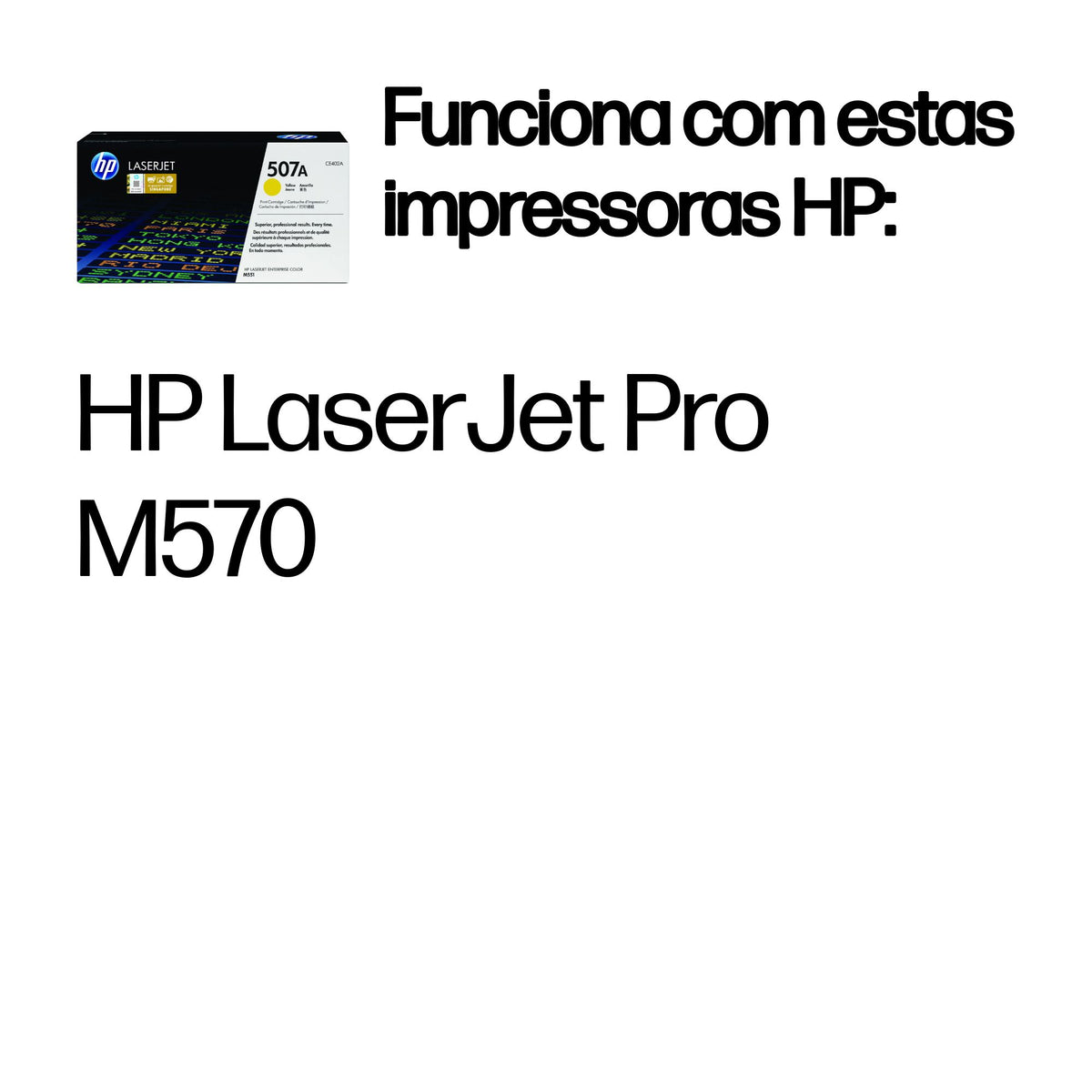 HP Toner 507A / CE402A amarelo Standard - imagem 3