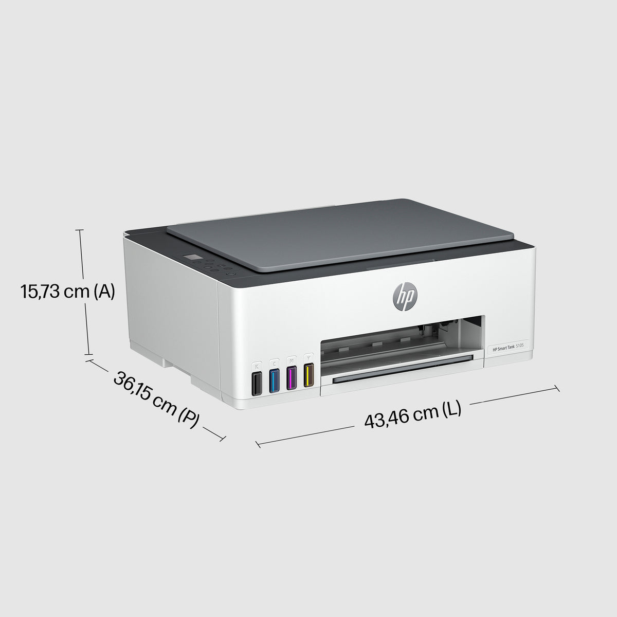 Impressora multifunções HP Multifunções Smart Tank 5105 Fax Móvel - imagem 11