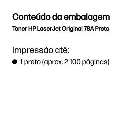 HP toner CE278A Preto - imagem 4