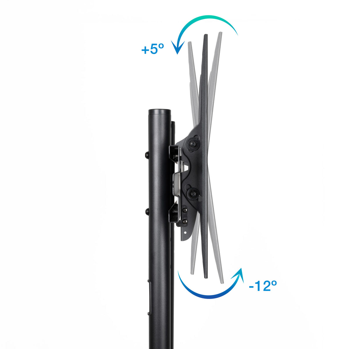 Suporte TV Tooq FS1170M-B suelo ruedas Ramsés 37"-70" - imagem 8