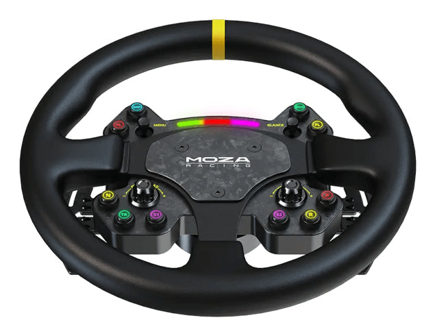 Volante de jogos Moza Racing RS V2 Wheel / RS25 preto - imagem 8