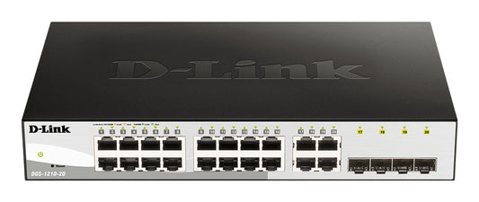 Bastidor D-Link DGS-1210-20/E Switch 16xGB 4xSFP Combo
