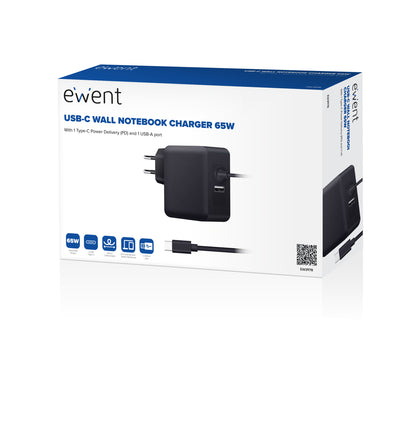 Carregador Ewent USB-CPD 65W + Puerto USB-A - imagem 7