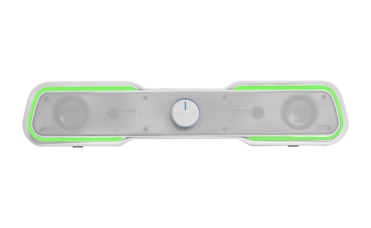Coluna MARS de jogos Colunas MSBXW Usb jack bt 5.0 branco - imagem 4