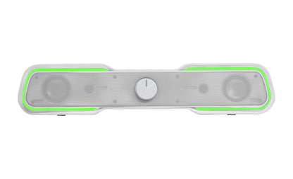 Coluna MARS de jogos Colunas MSBXW Usb jack bt 5.0 branco - imagem 4
