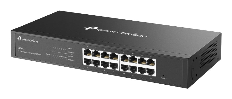 Bastidor TP-Link ES216G Switch 16xGbE Metal 1U - imagem 7
