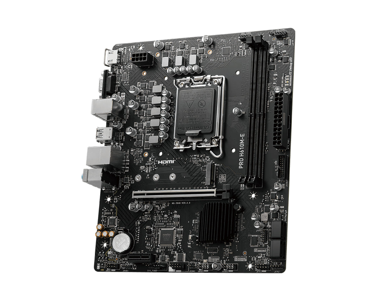 MSI Placa Base PRO H610M-E DDR5 mATX 1700 - imagem 7