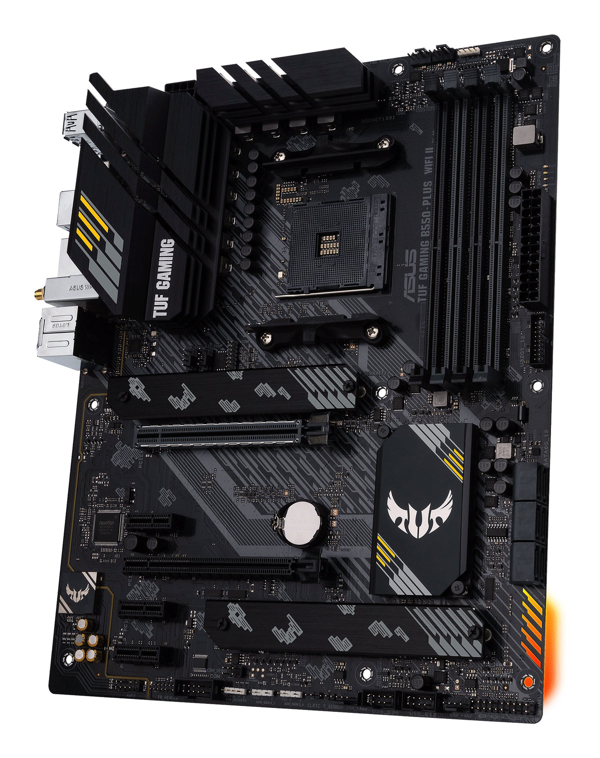 Placa-mãe ASUS TUF de jogos B550-PLUS WIFI II / 90MB19U0-M0EAY0 preto - imagem 9