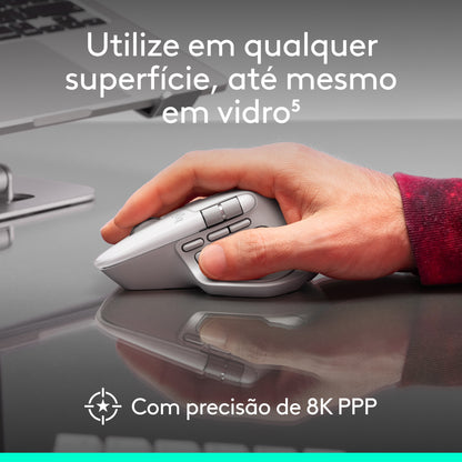 Rato Logitech MX Master 4 for Mac / 910-007577 prateado - imagem 66