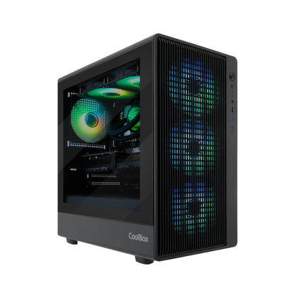 Caixa de Computador Coolbox Caja Gaming MATX GM350 DARKFACE USB-C 3.2 - imagem 6