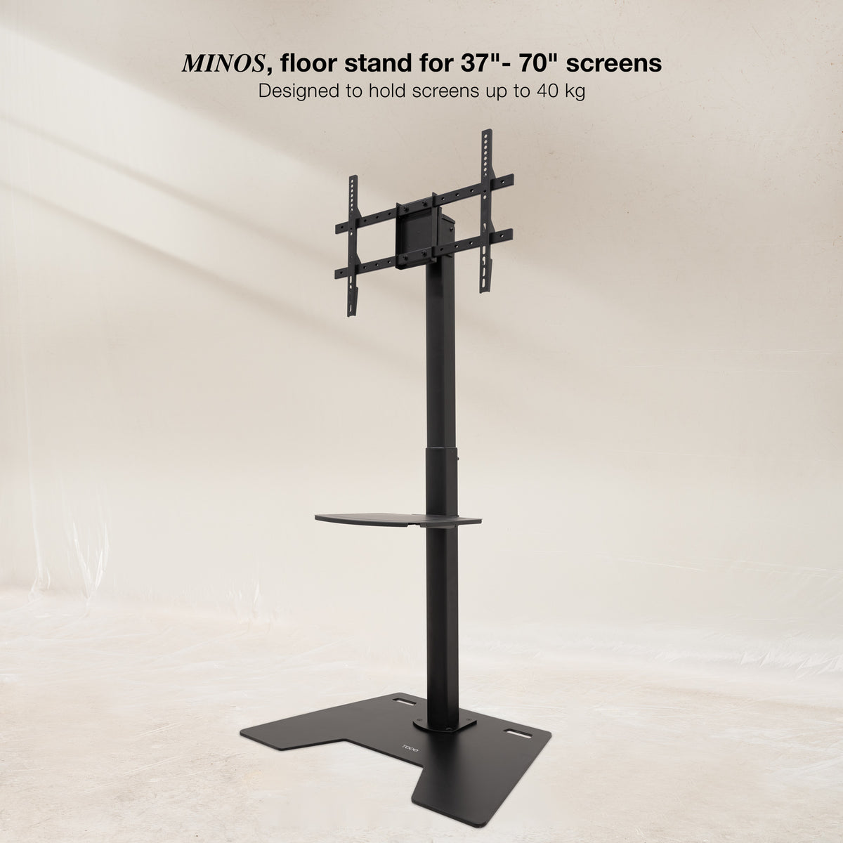 Suporte TV Tooq FS2284M-B suelo Minos 37"-70" 90º - imagem 5