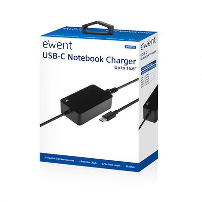 Carregador para Portátil Ewent SLIM DE Portátil USB-C DE 45W - imagem 6